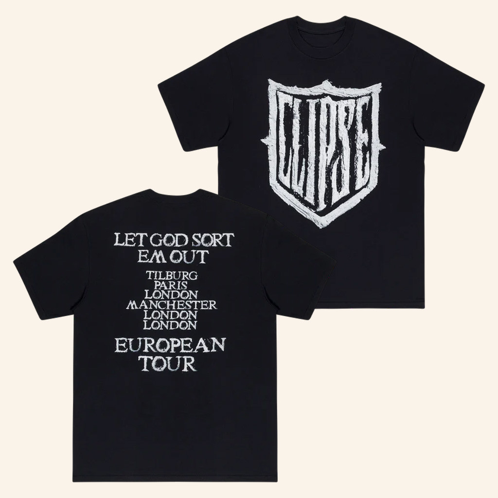 Clipse Merch Let God Sort Em Out Euro Tour Logo T-Shirt Gifts For Hip Hop Lovers Clipse Merch Let God Sort Em Out Euro Tour Logo T-Shirt Gifts For Hip Hop Lovers