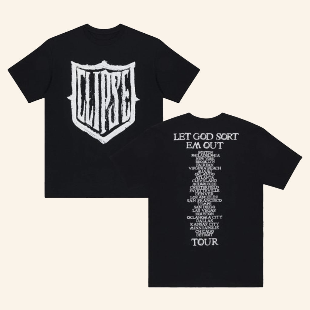Clipse Merch Let God Sort Em Out Tour Logo Shirt Gifts For Father Clipse Merch Let God Sort Em Out Tour Logo Shirt Gifts For Father