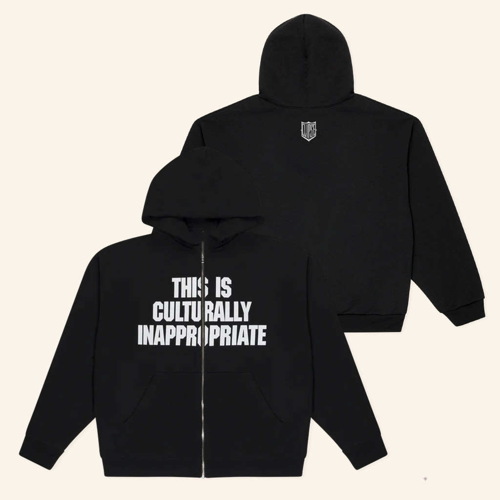 Clipse Merch This Is Culturally Inappropriate Zip Hoodie Gifts For Hip Hop Lovers