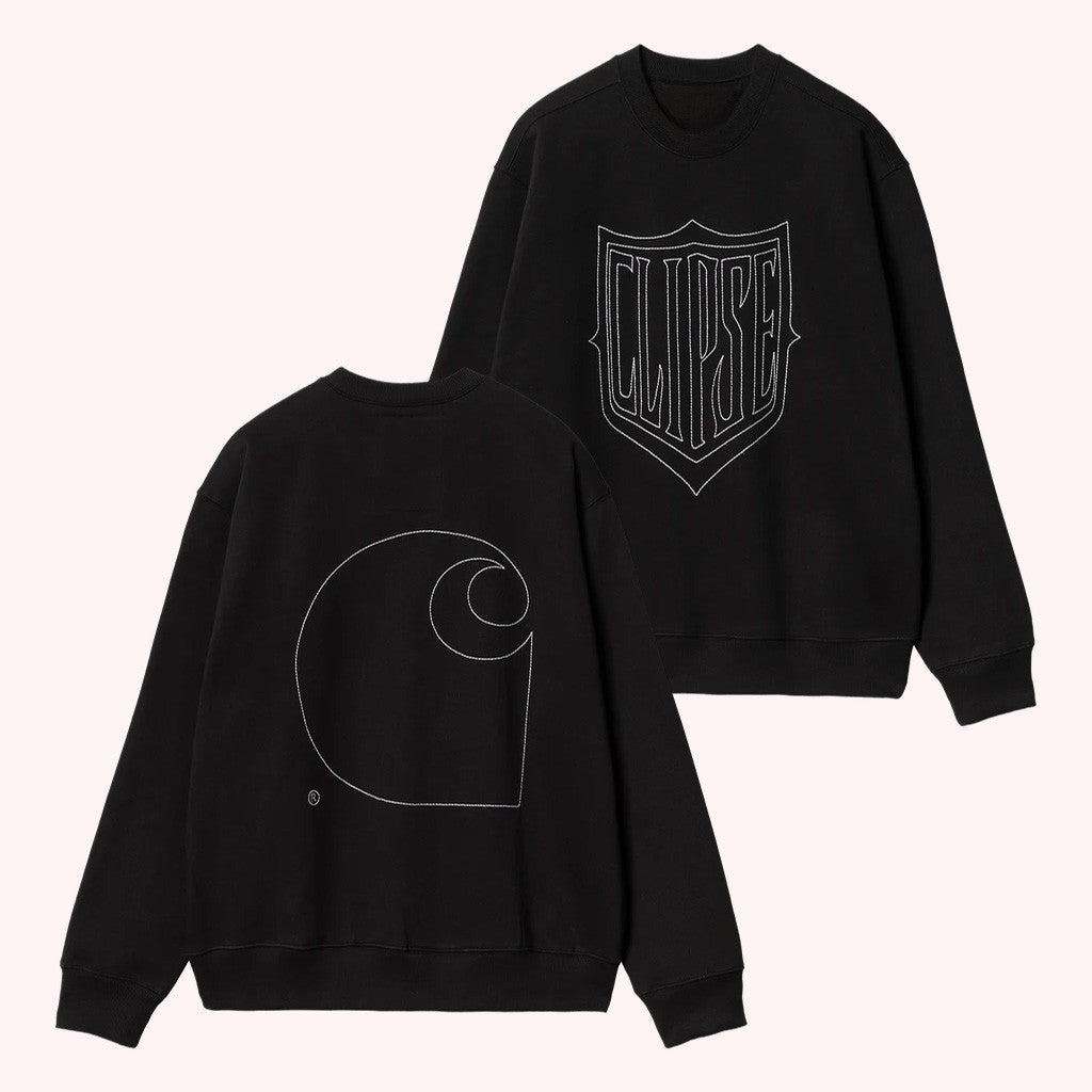 Clipse Tour Merch Carhartt Wip X Clipse Crewneck Sweatshirt Gift Ideas For Husband