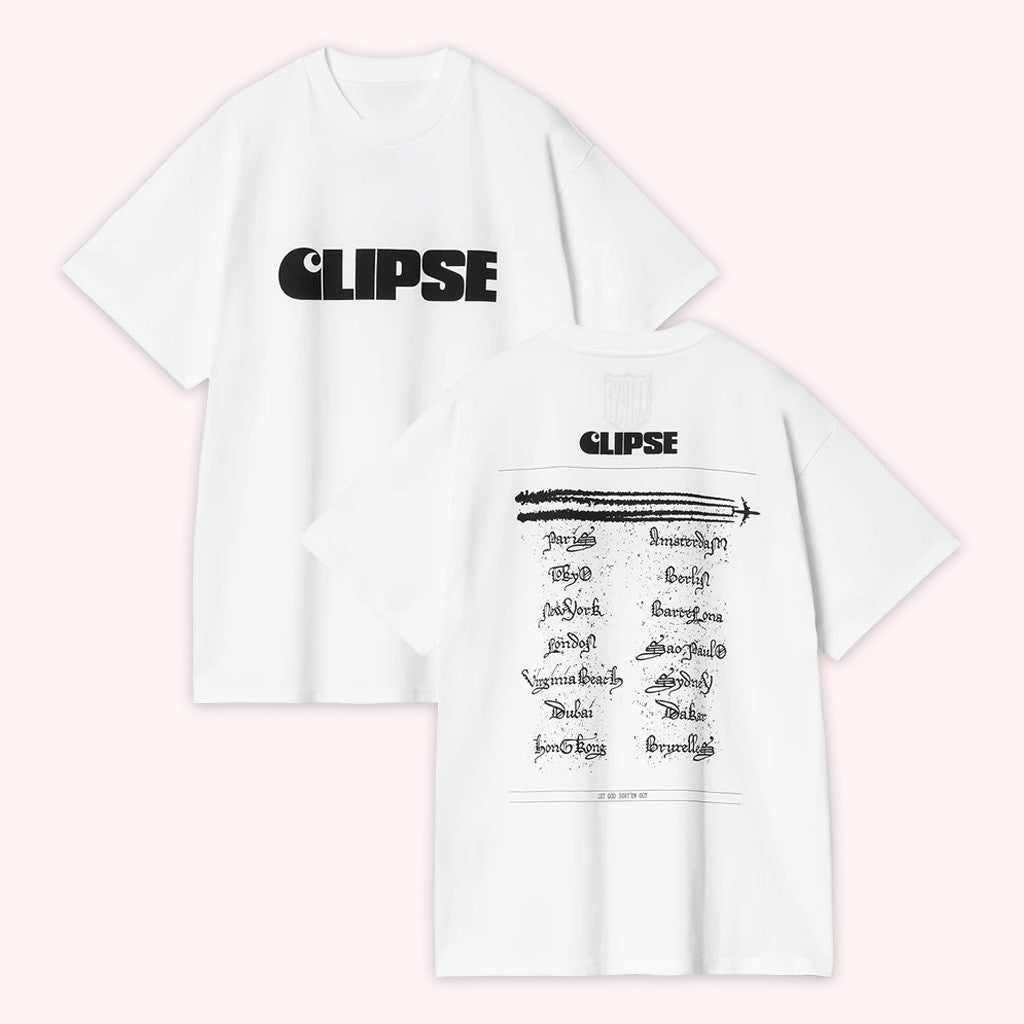 Clipse Tour Merch Carhartt Wip X Clipse T-Shirt Black Best Friends Gifts Clipse Tour Merch Carhartt Wip X Clipse T-Shirt Black Best Friends Gifts
