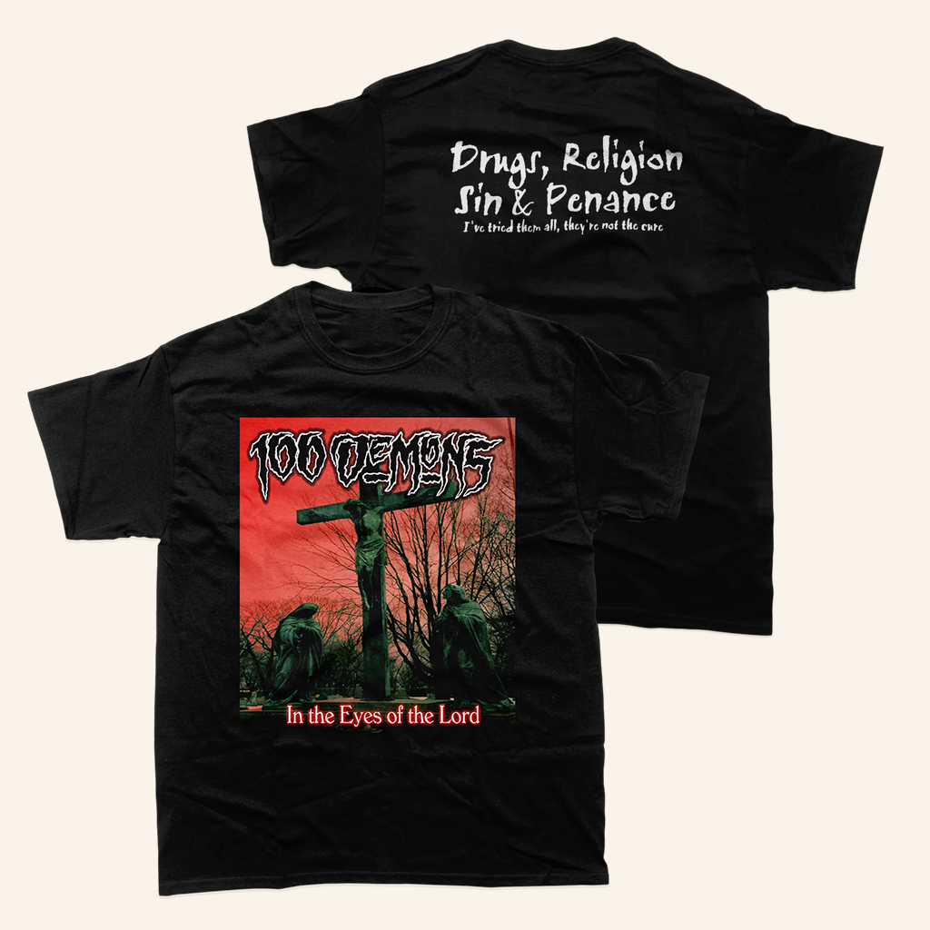 Closed Casket Activities Merch 100 Demons In The Eyes Of The Lord T-Shirt Gifts For Music Fans