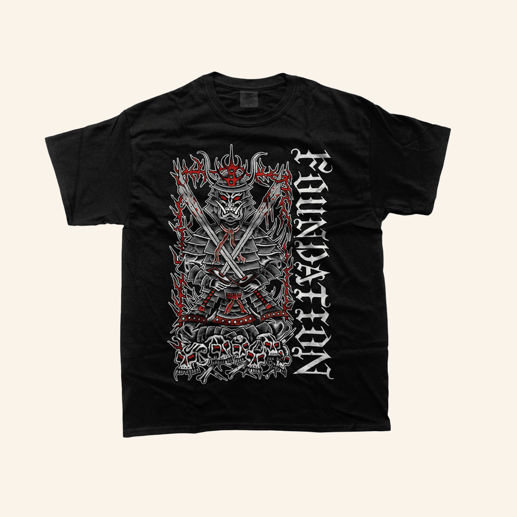 Closed Casket Activities Merch Foundation Samurai Black T-Shirt Dad Gifts Closed Casket Activities Merch Foundation Samurai Black T-Shirt Dad Gifts