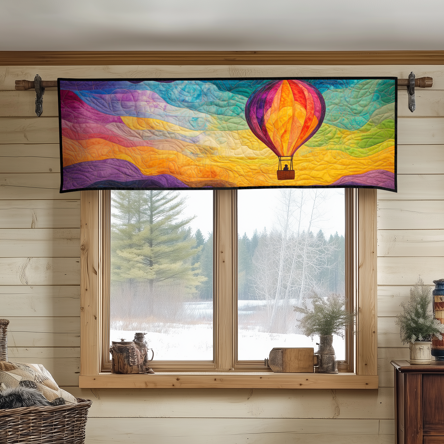 Cloud Drifter Quilted Valance Window Valances For Bedroom Good Gifts For Mom