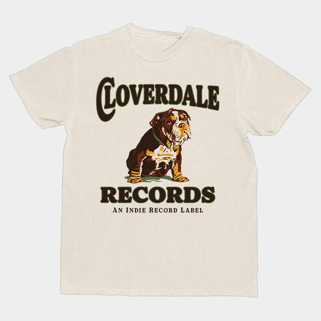 Cloverdale Records Merch Bulldog Cloverdale Records T-Shirt Birthday Gift For Husband