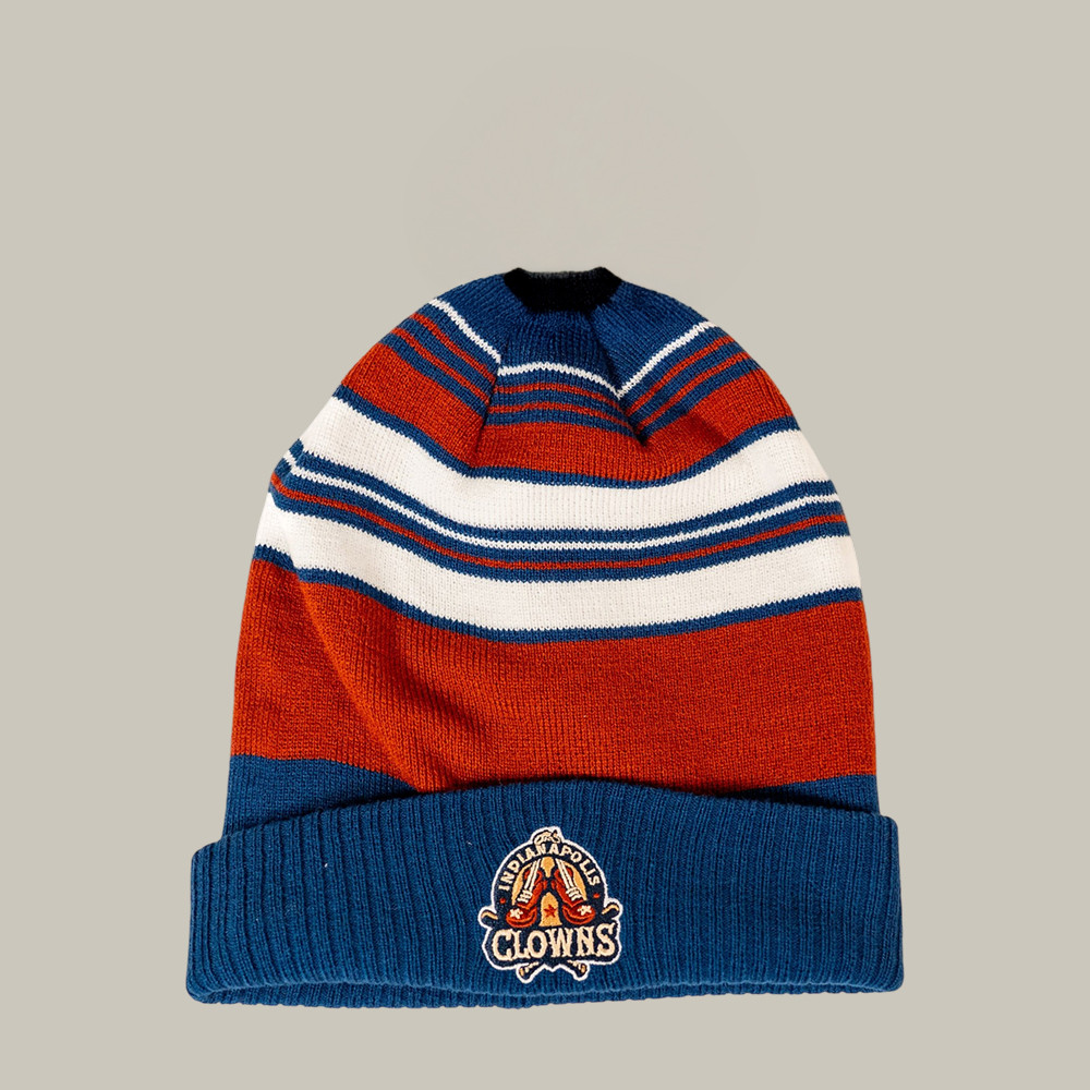 Clowns Classic Striped Beanie Savannah Bananas Merch Indianapolis Clown Fan Gift