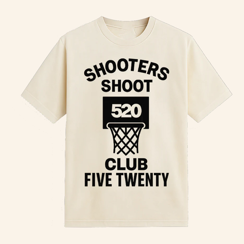 Club 520 Merch Five Twenty Shooter T-Shirt Gifts For Basketball Lovers Club 520 Merch Five Twenty Shooter T-Shirt Gifts For Basketball Lovers