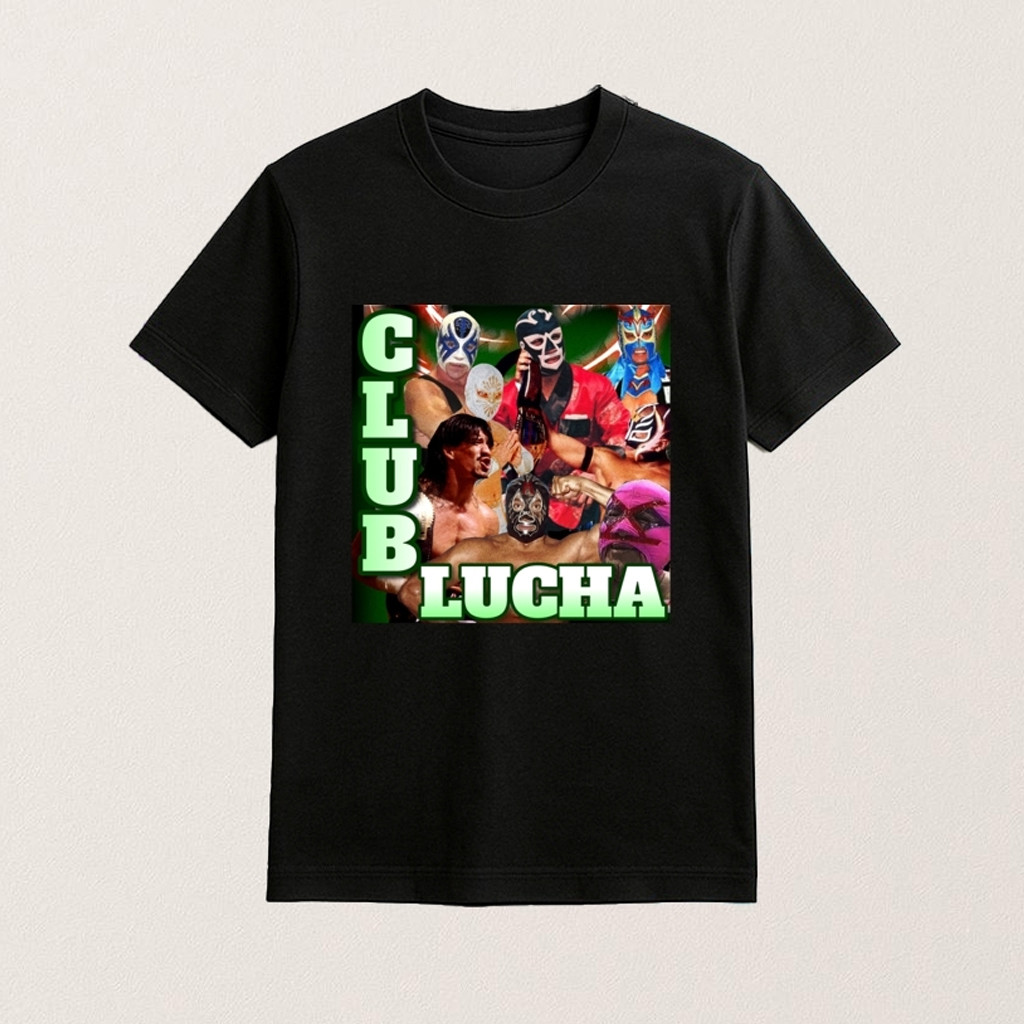 Club Lucha Wrestler Mask Collage Shirt Mexican Wrestling T-Shirt Gifts For Fans Club Lucha Wrestler Mask Collage Shirt Mexican Wrestling T-Shirt Gifts For Fans