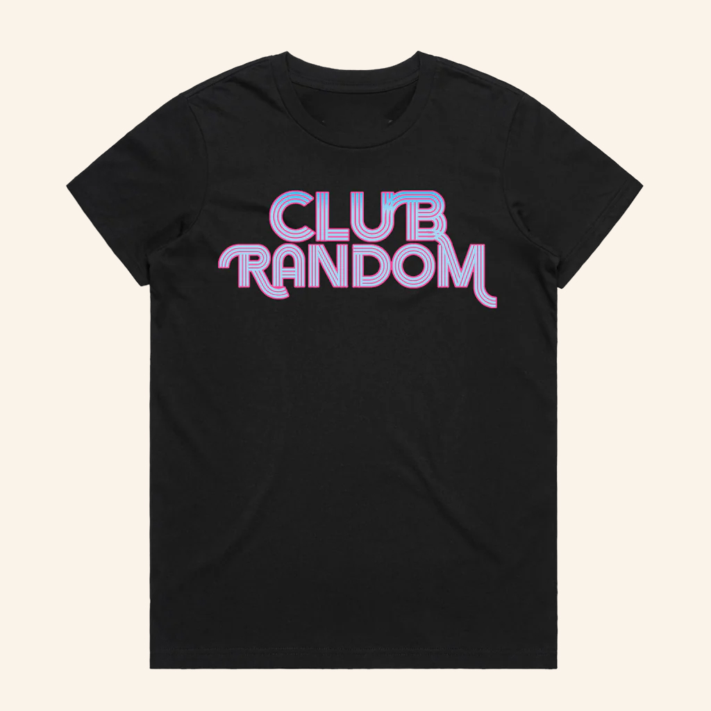 Club Random Merch Logo T-Shirt Black Christmas Gifts For Brother