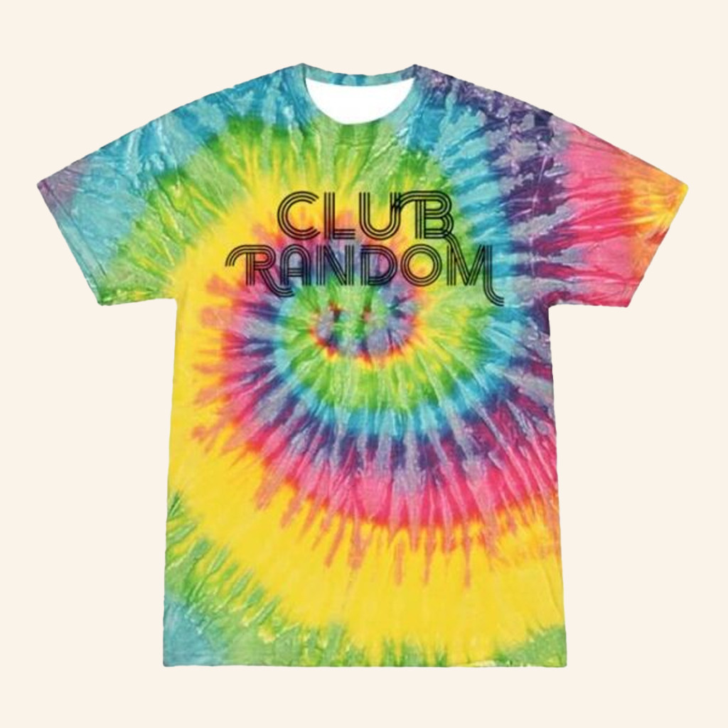 Club Random Merch Spiral Tie-Dye T-Shirt Christmas Gifts For Girlfriend Club Random Merch Spiral Tie-Dye T-Shirt Christmas Gifts For Girlfriend