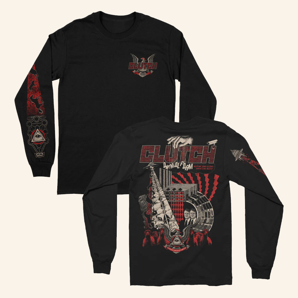 Clutch Merch Animal Farm Long Sleeve T-Shirt Christmas Gifts For Dad