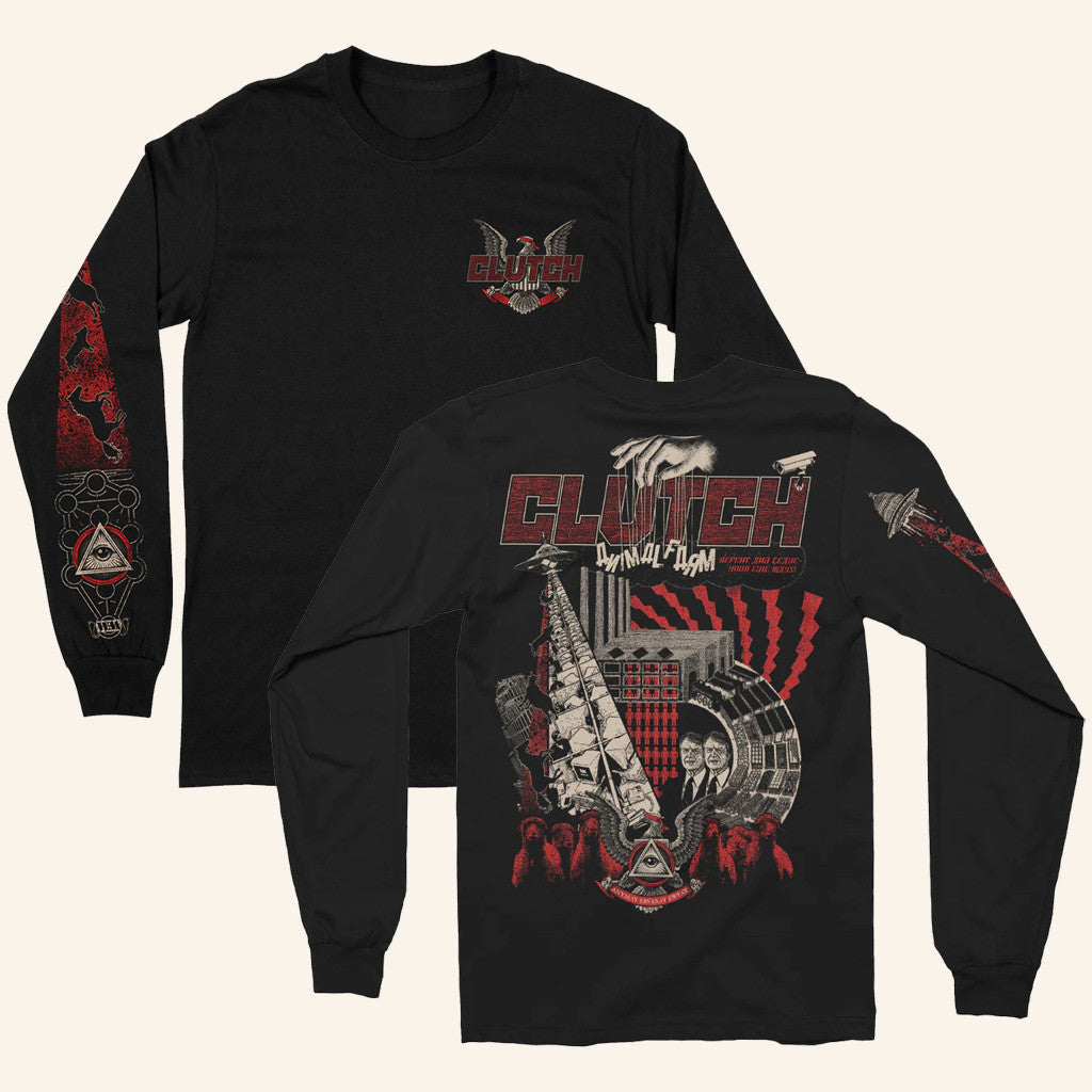 Clutch Merch Animal Farm Long Sleeve T-Shirt Gifts For Boyfriend Clutch Merch Animal Farm Long Sleeve T-Shirt Gifts For Boyfriend