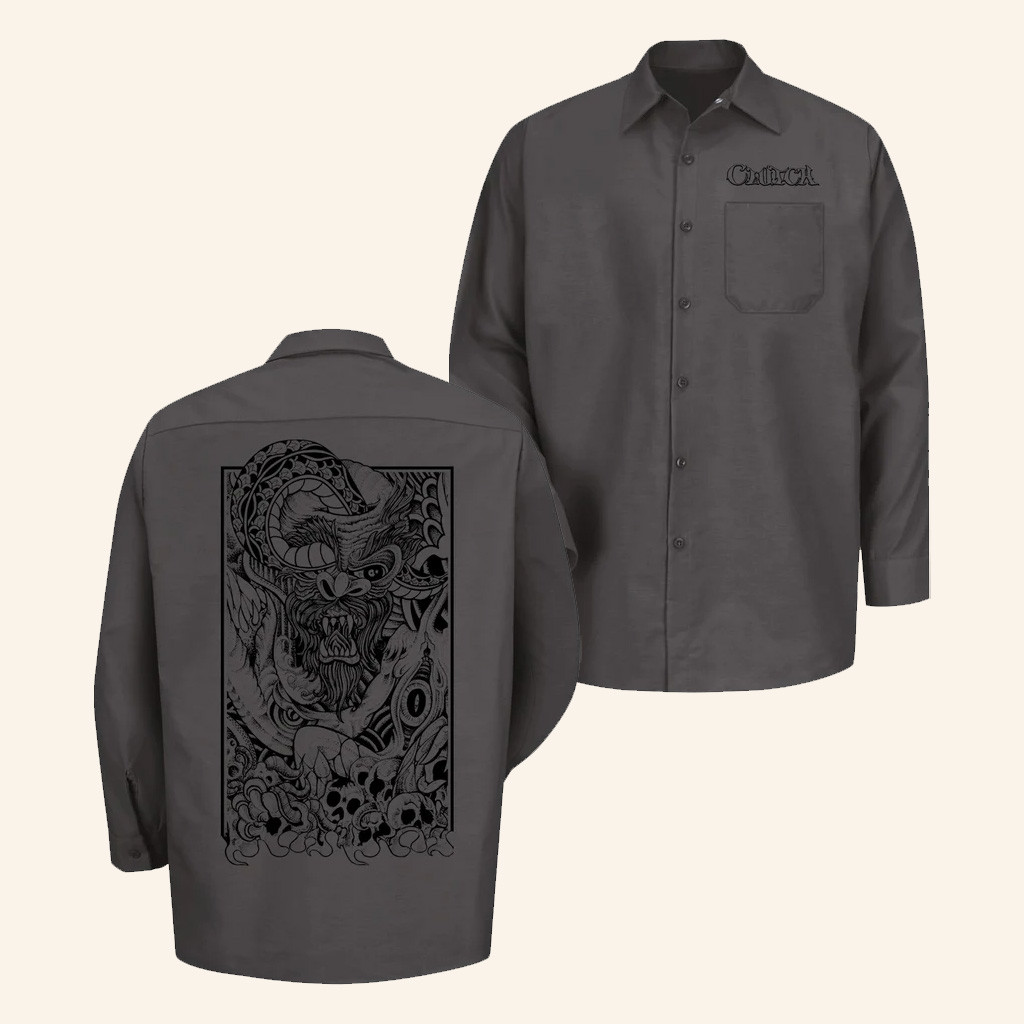 Clutch Merch Blast Tyrant Long Sleeve Button Up Shirt Christmas Gift Ideas For Him Clutch Merch Blast Tyrant Long Sleeve Button Up Shirt Christmas Gift Ideas For Him