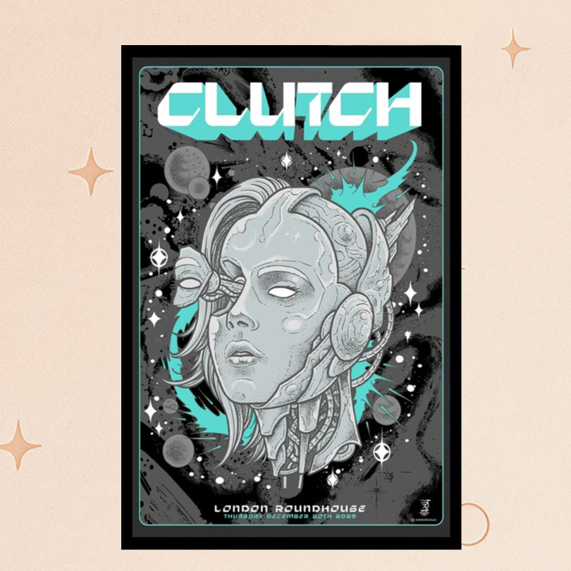 Clutch Merch Clutch Dec 20 2025 Roundhouse London England Poster Gifts For Rock Lovers Clutch Merch Clutch Dec 20 2025 Roundhouse London England Poster Gifts For Rock Lovers