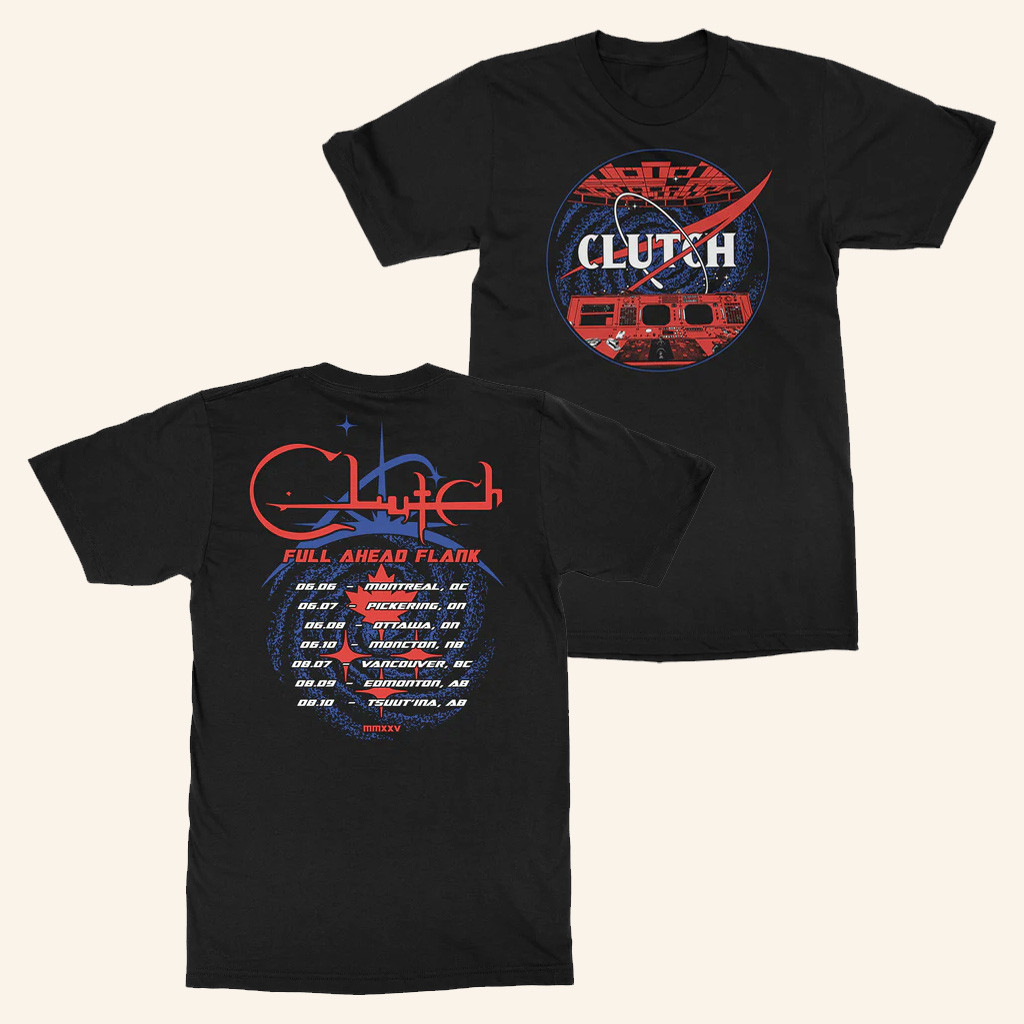 Clutch Merch Full Ahead Flank Tour T-Shirt Birthday Present For Him Clutch Merch Full Ahead Flank Tour T-Shirt Birthday Present For Him