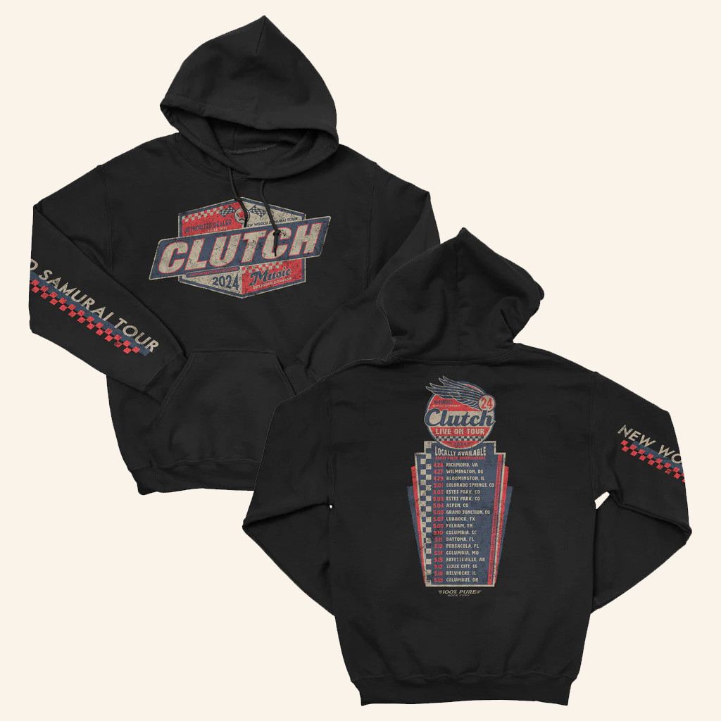 Clutch Merch New World Samurai Tour Hoodie Gifts For Brother In Law