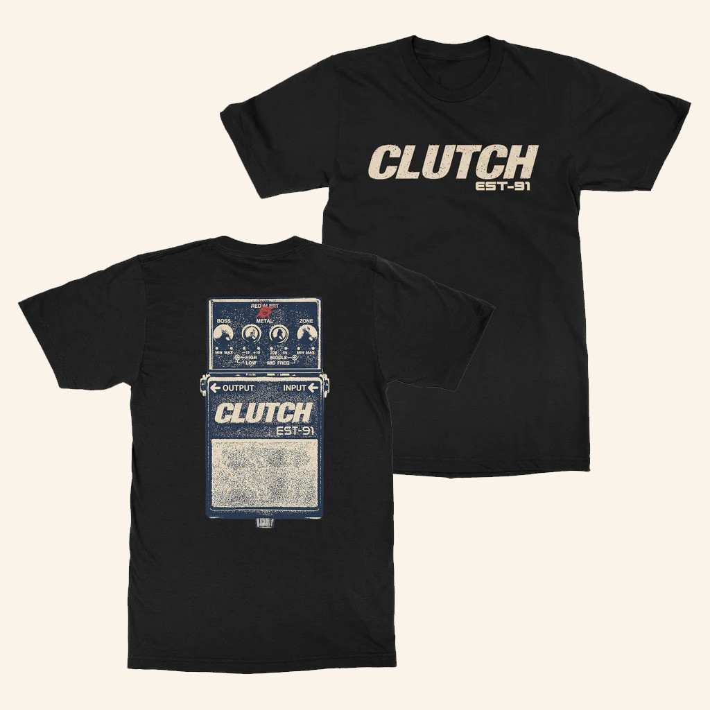 Clutch Merch Red Alert Shirt Boss Metal Zone T-Shirt Christmas Present Ideas For Boyfriend