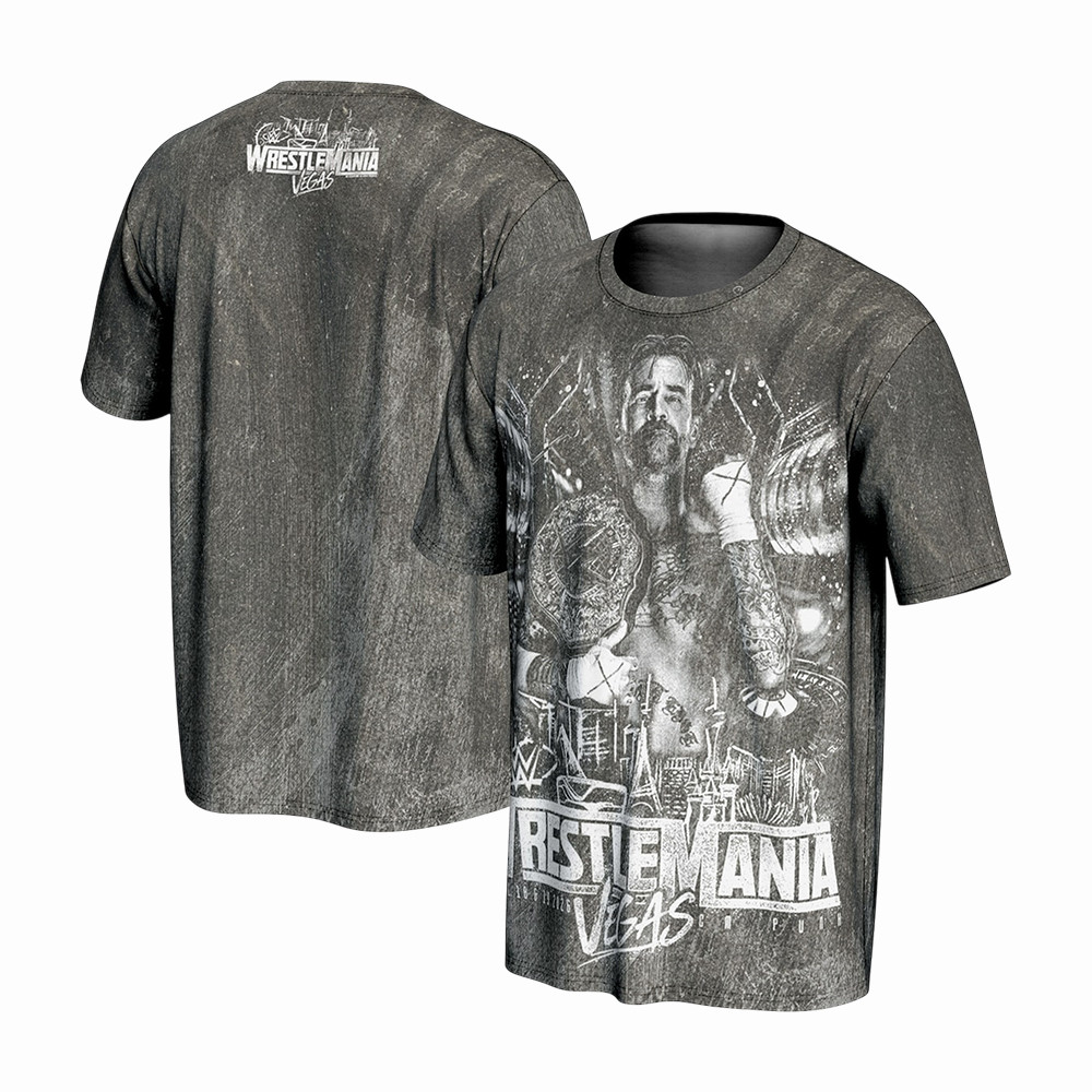 CM Punk WrestleMania 42 Superstar T-Shirt WrestleMania Vegas Shirt Unique Gift For WWE Fans