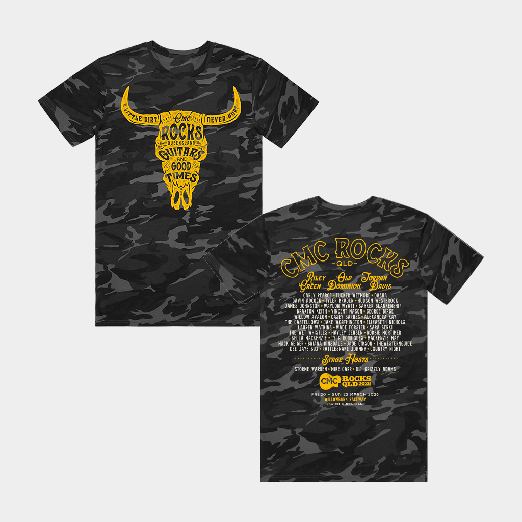 CMC Rocks Merch Cow Skull Camo Shirt CMC Rocks T-Shirt Gifts For Father