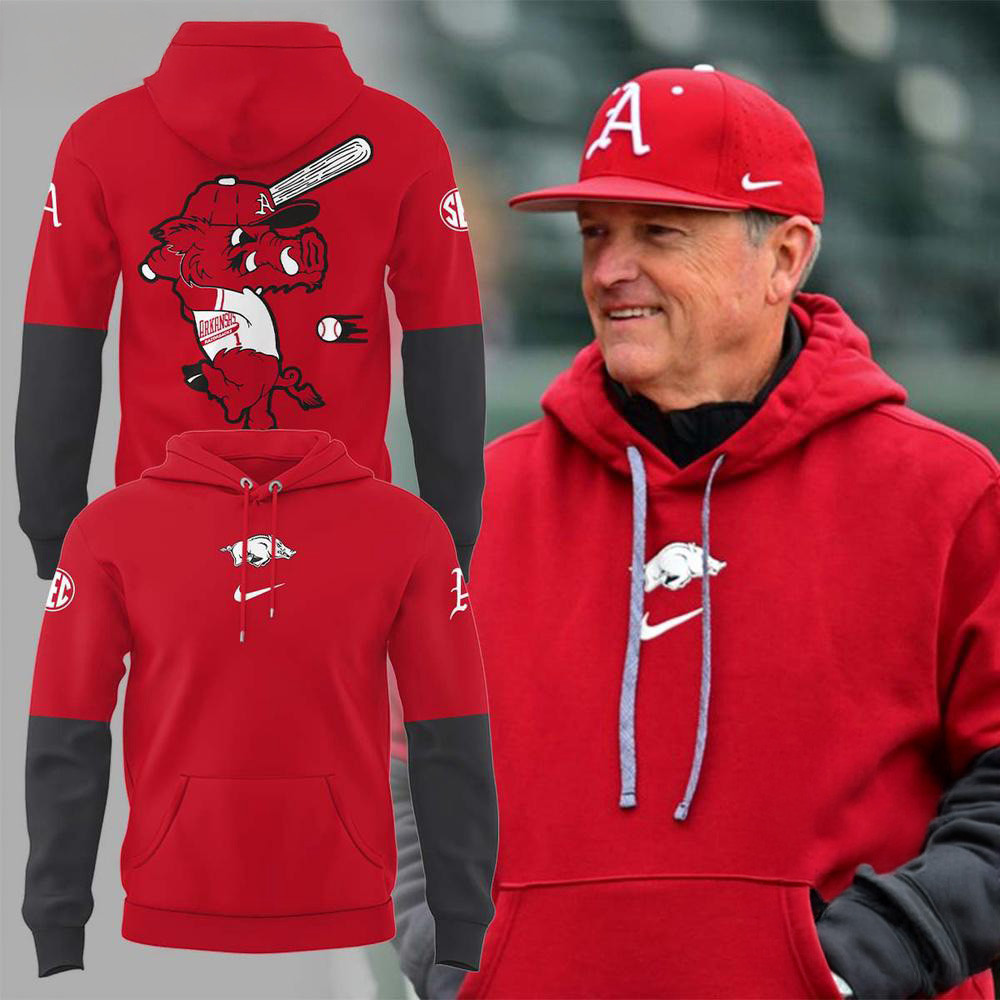Coach Dave Van Horn Arkansas Razorbacks Hoodie Hoodie Gifts For Baseball Fans