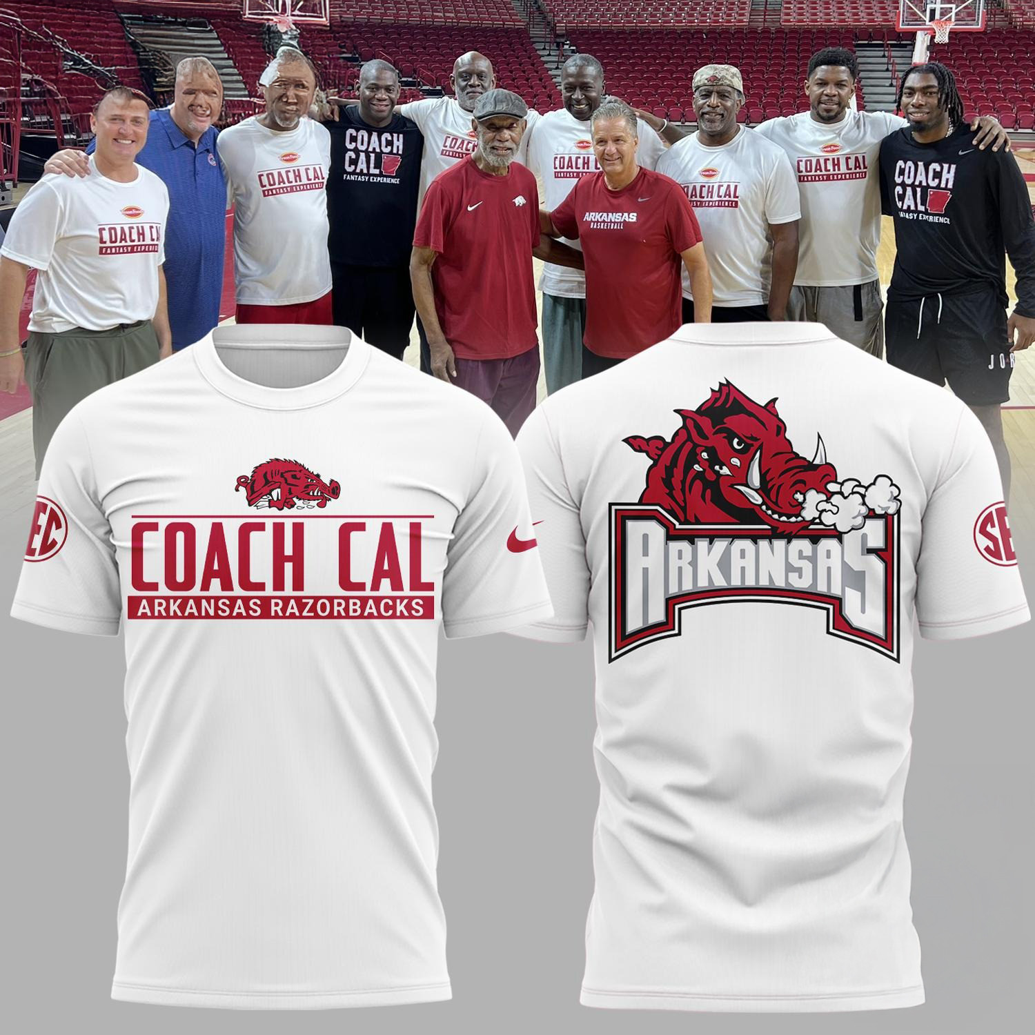 Coach John Calipari Arkansas Razorbacks Basketball Shirt Good Gifts For Basketball Lovers