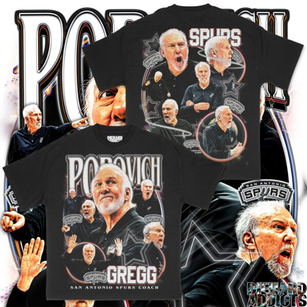 Coach Pop Gregg Popovich T-Shirt San Antonio Spurs Fan Merch Best Gifts For Him