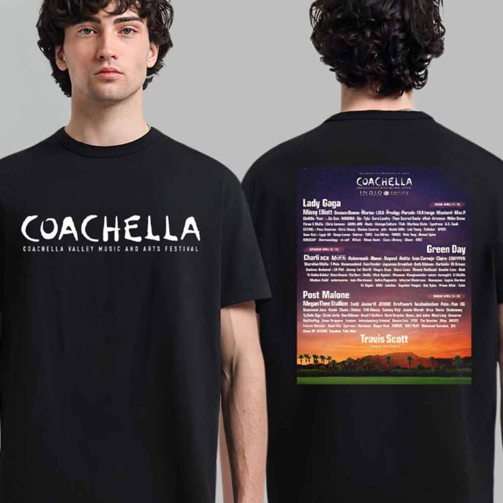 Coachella 2025 Poster Coachella Valley Music And Arts Festival Indio California April 2025 Shirt Coachella 2025 Poster Coachella Valley Music And Arts Festival Indio California April 2025 Shirt