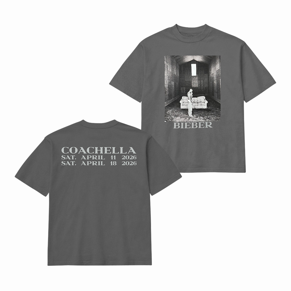 Coachella 2026 Swag Photo T-Shirt Justin Bieber Coachella 2026 Merch Present For Huge Fans