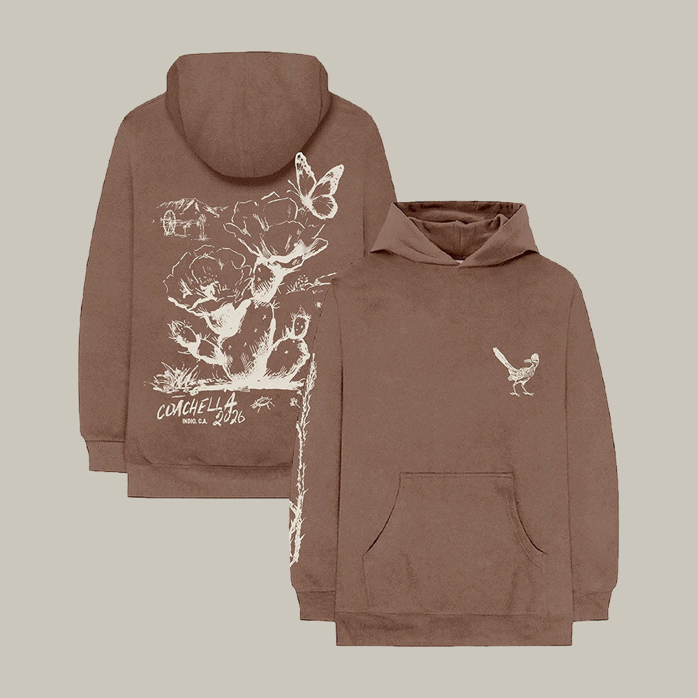 Coachella Desert Music Festival 2026 Butterfly Hoodie Music Apparel Coachella Lover Gift