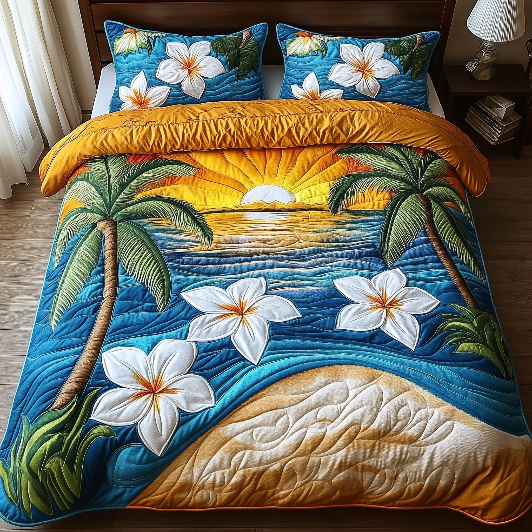 Coastal Breeze Duvet Cover Set Birthday Merch Gift