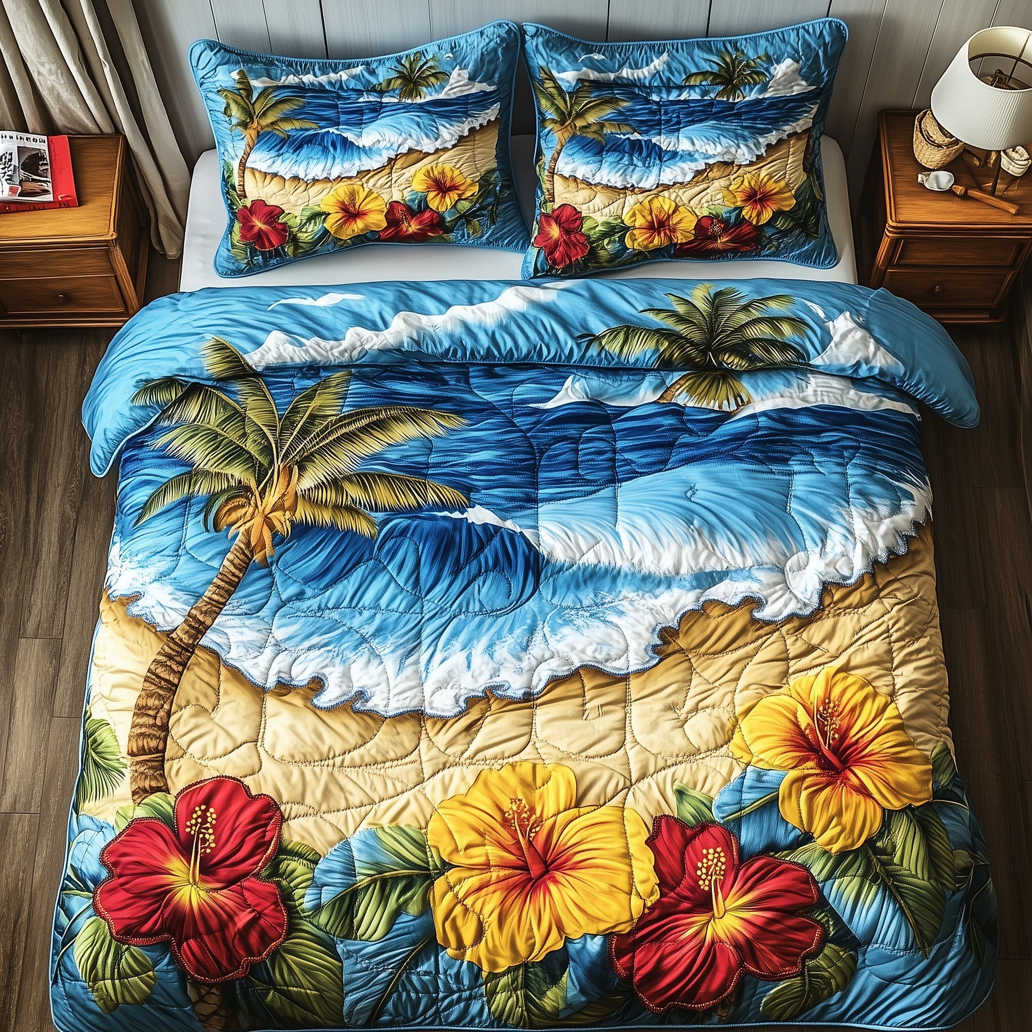 Coastal Breeze Duvet Cover Set Christmas Merch Gift