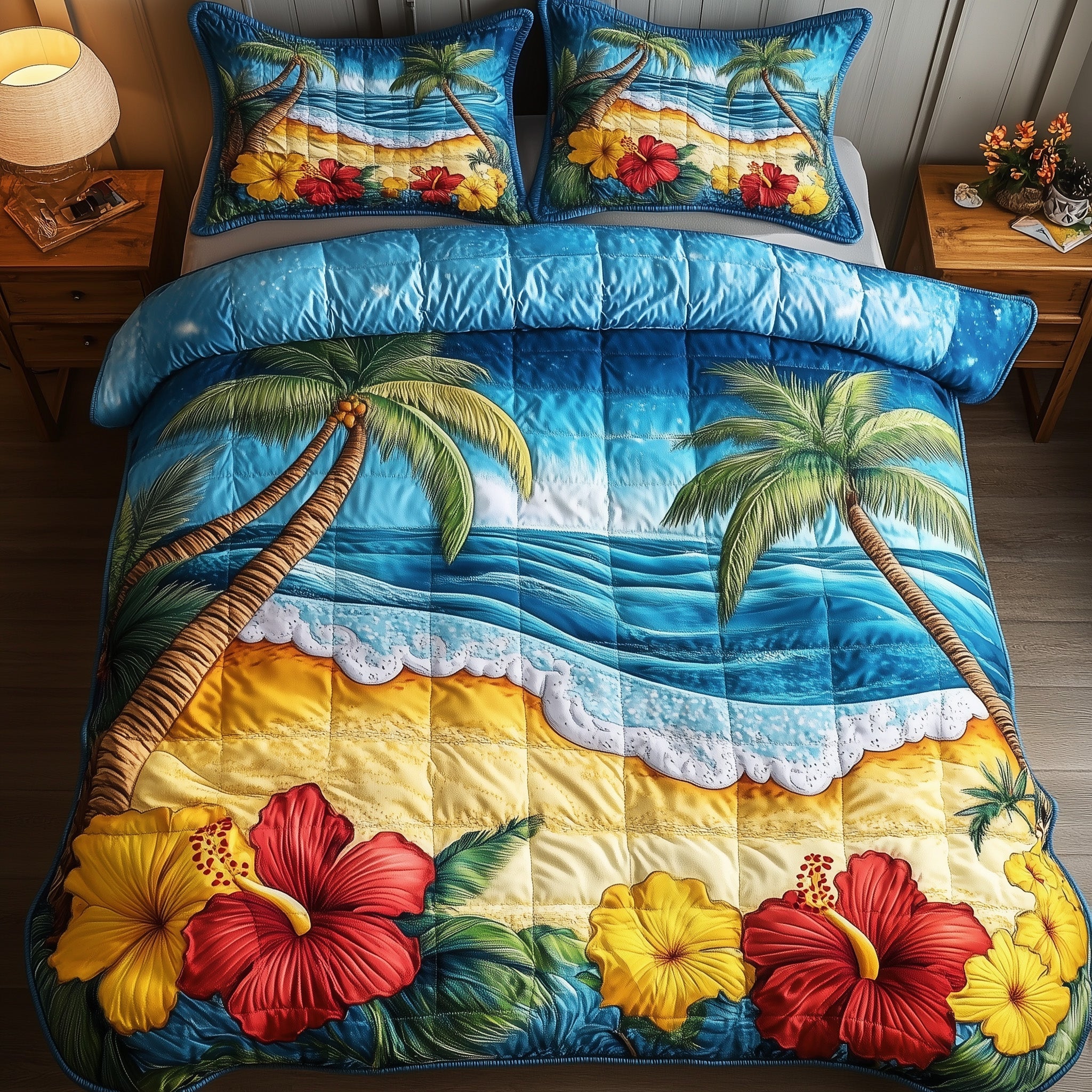 Coastal Breeze Duvet Cover Set Classic Merch Style
