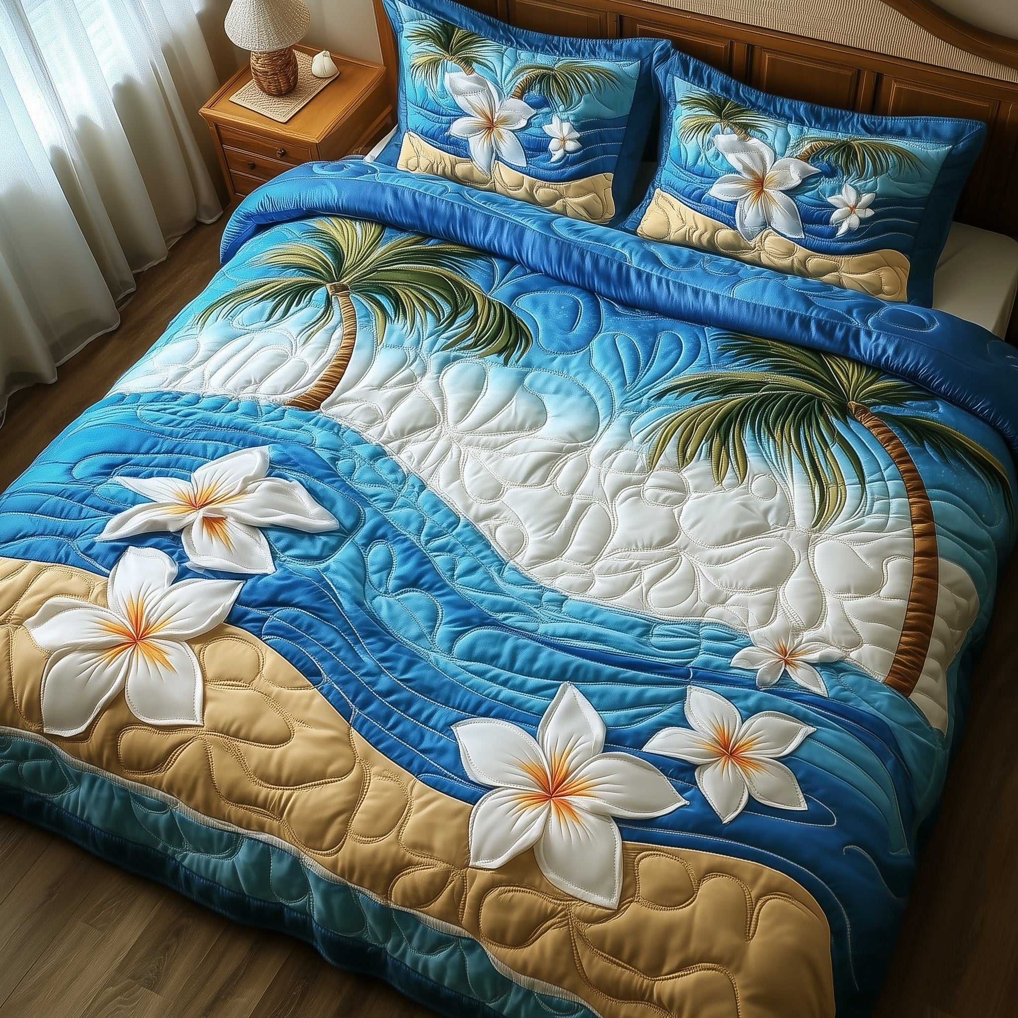 Coastal Breeze Duvet Cover Set Modern Merch Vibe