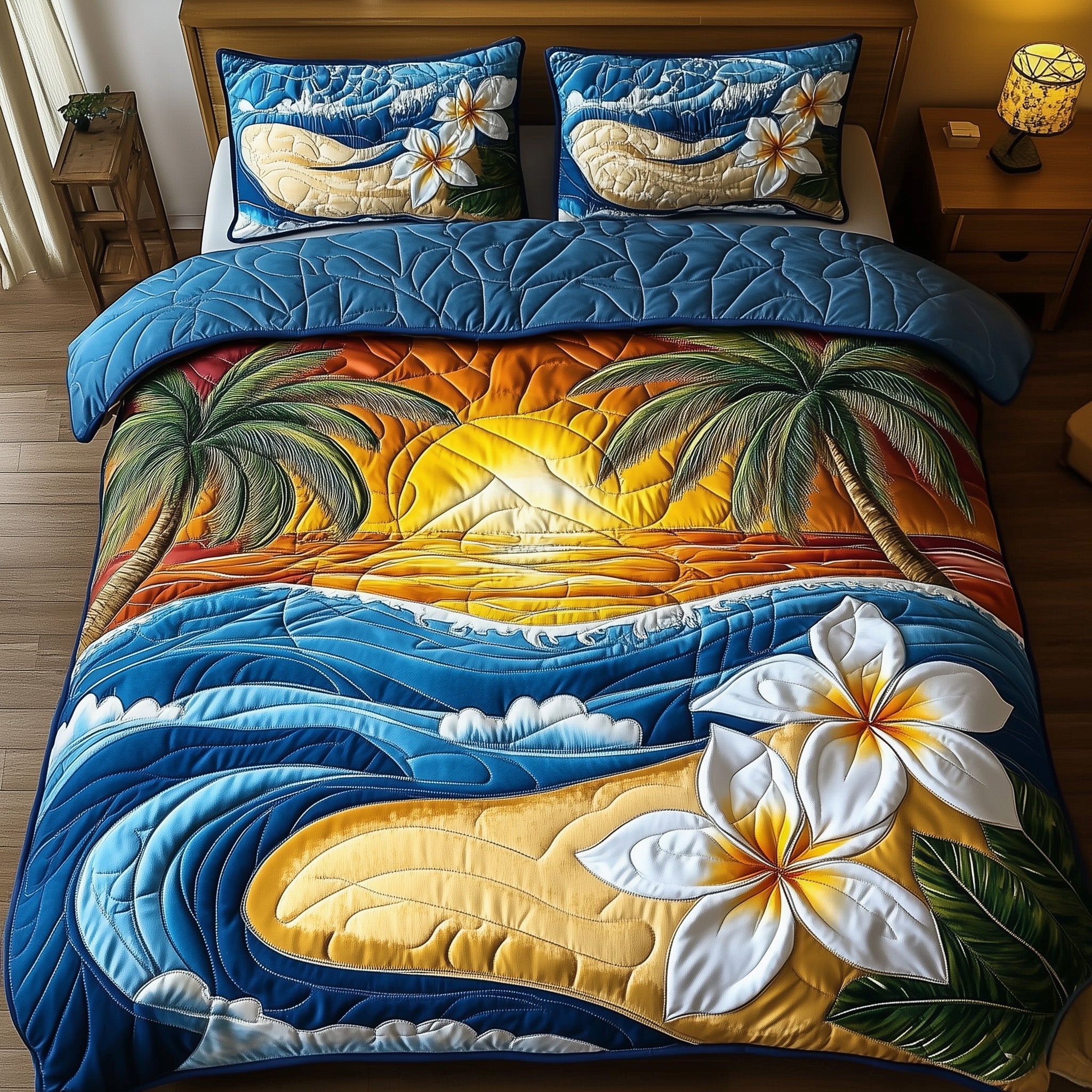 Coastal Breeze Duvet Cover Set Versatile Merch Style