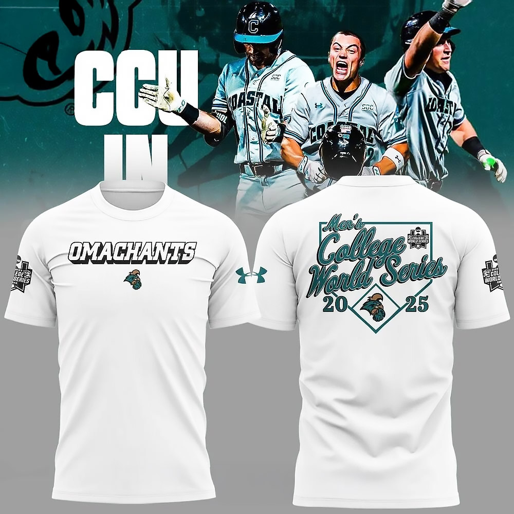 Coastal Carolina City Baseball 2025 Limited Edition T-Shirt Best Gift For Baseball Lovers