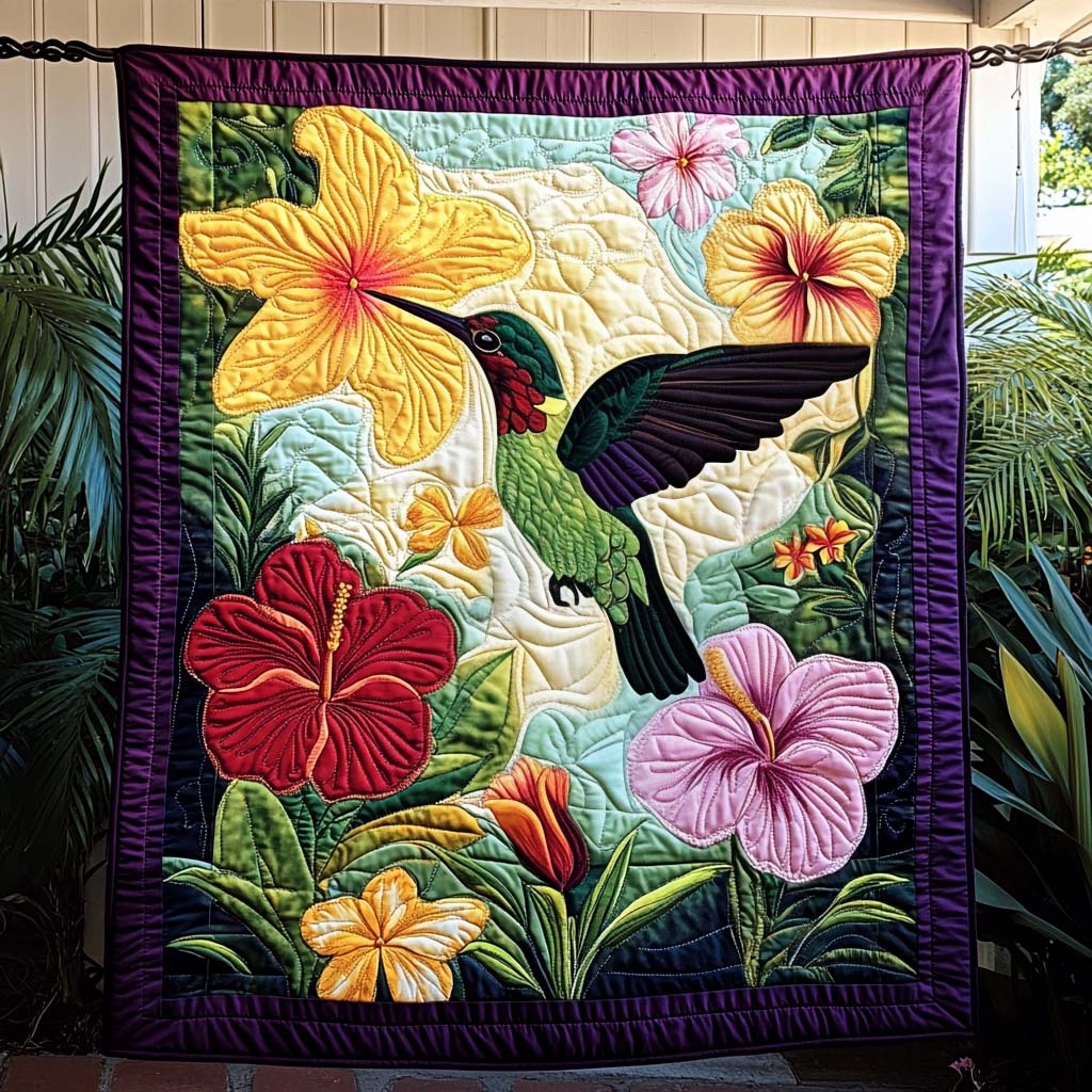 Coastal Flutter Quilted Blanket Gift Ideas For Bird Lovers