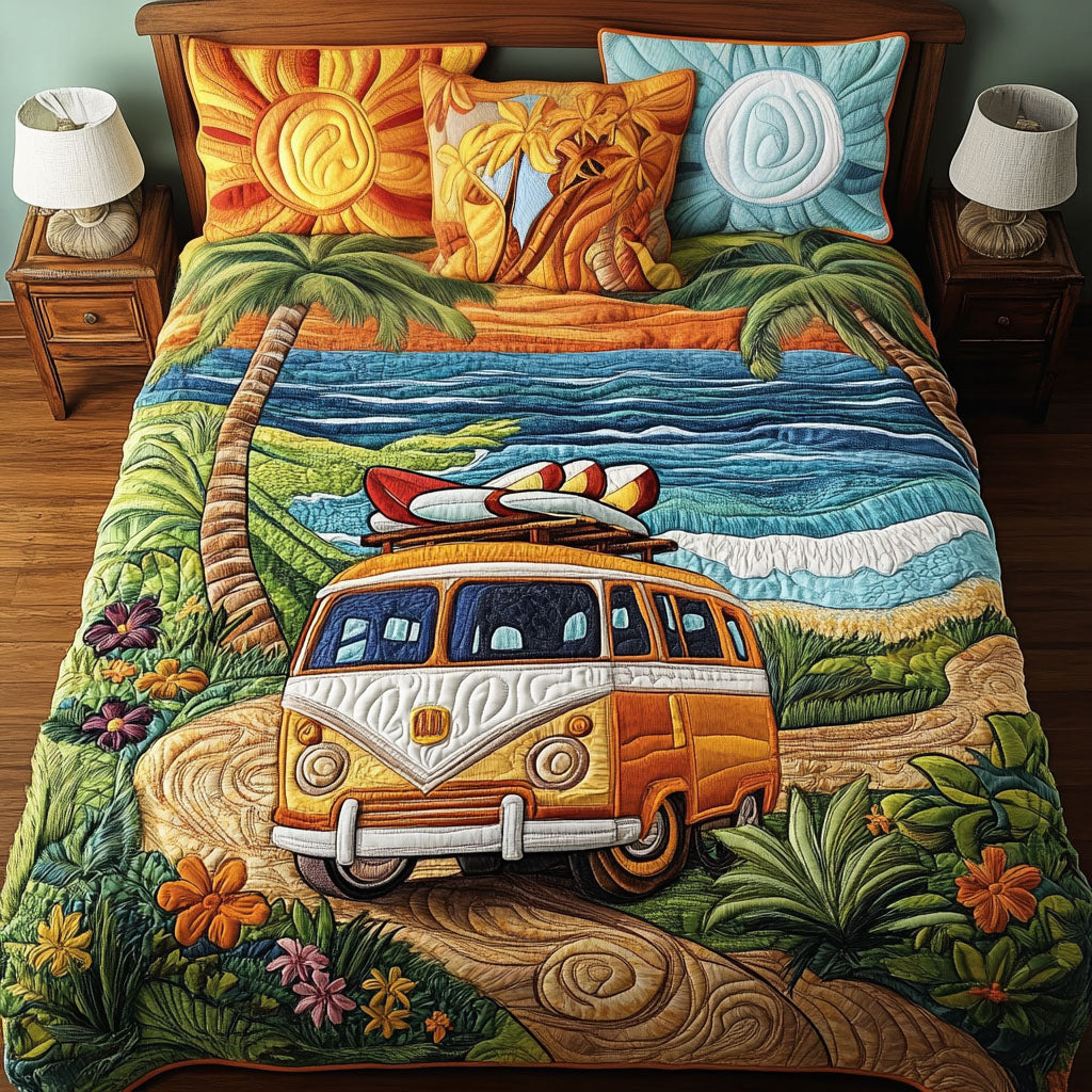 Coastal Road Quilted Bedding Set Best Comforter Sets Christmas Ideas For Hippies