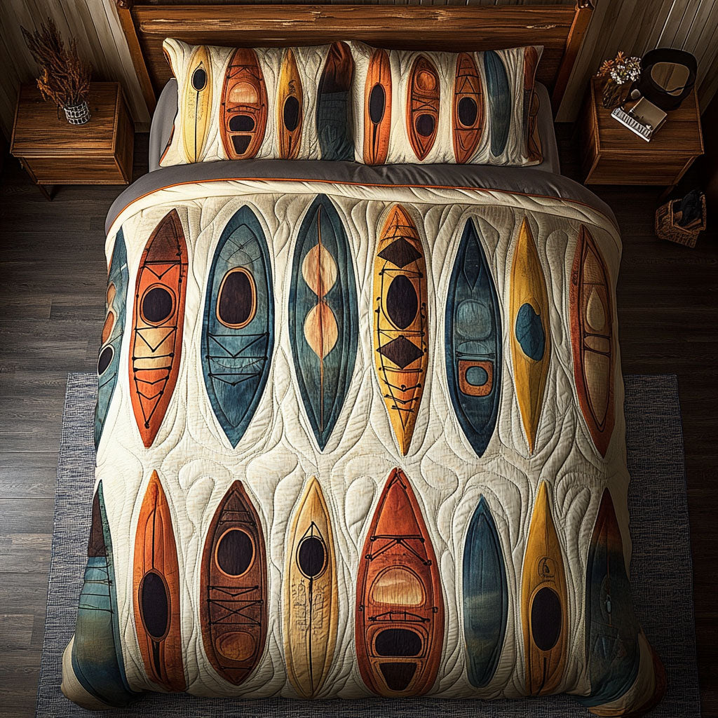 Coastline Drift Quilted Bedding Set Bed Decor Christmas Gifts For Girlfriend