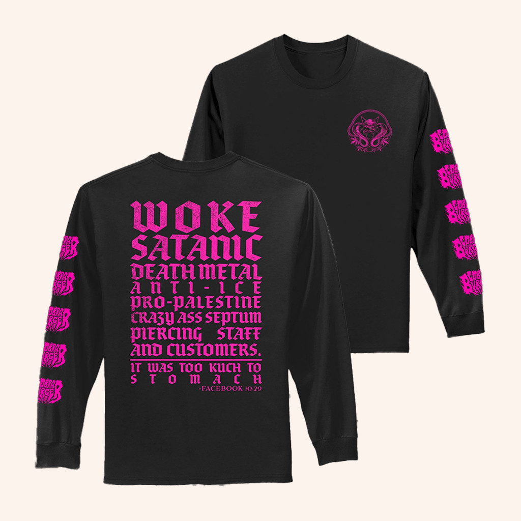 Cobra Burger Merch Woke Burger Long Sleeve Shirt Gifts Ideas For Friends