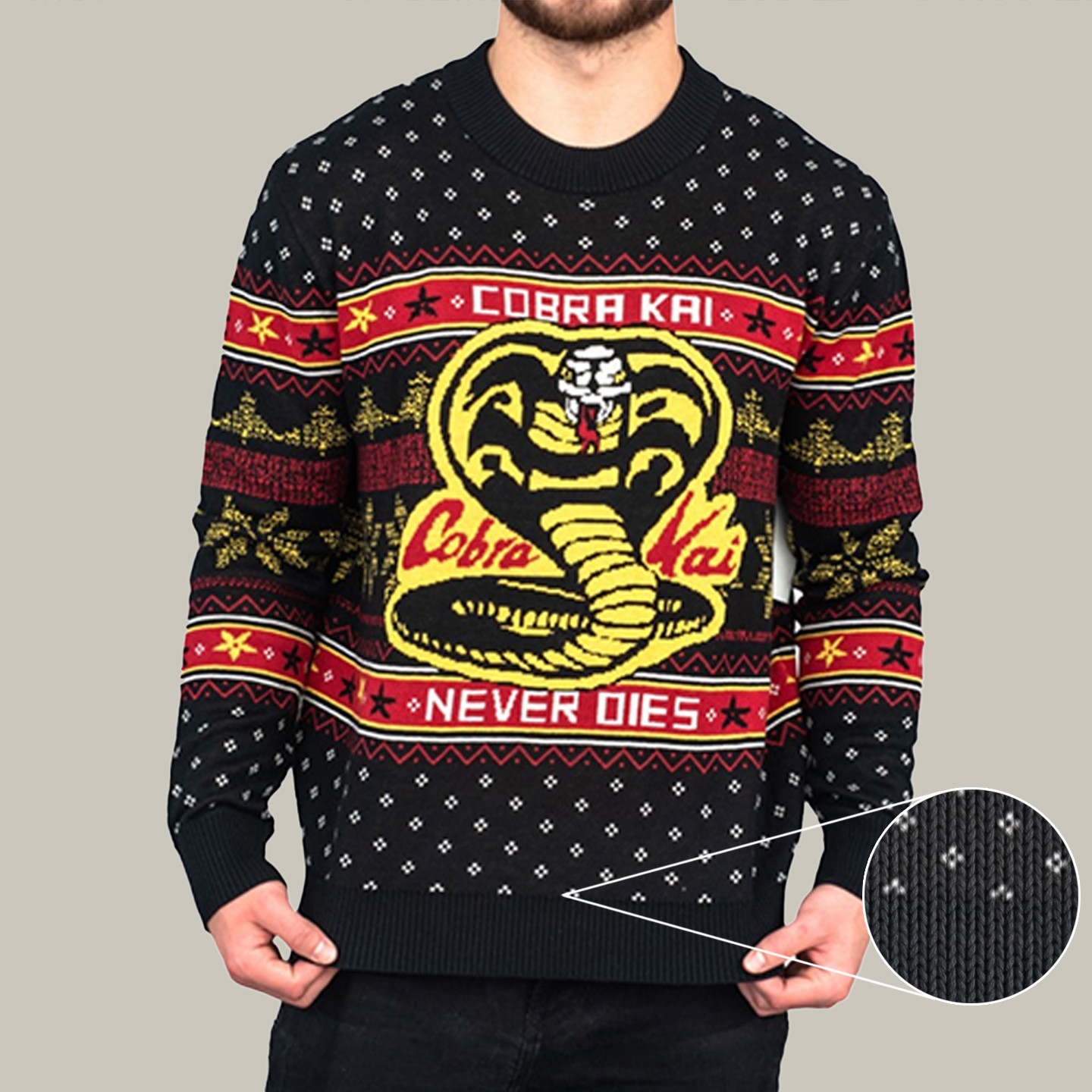 Cobra Kai Never Dies Ridiculous Christmas Sweaters Christmas Xmas Gift Ideas For Girlfriend