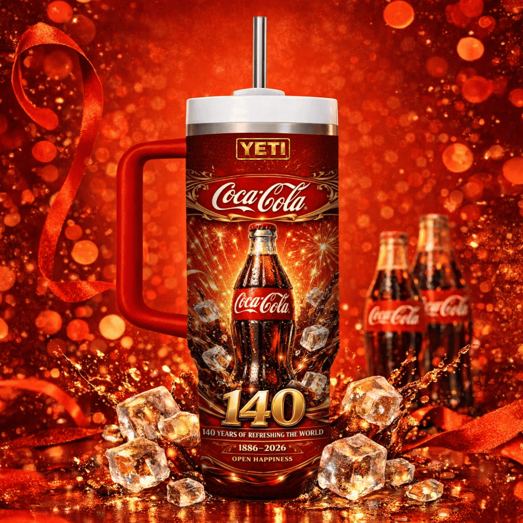 Coca-Cola 140 Years Refreshing Tumbler 140 Years Of Refreshing The World Merch Gifts Ideas