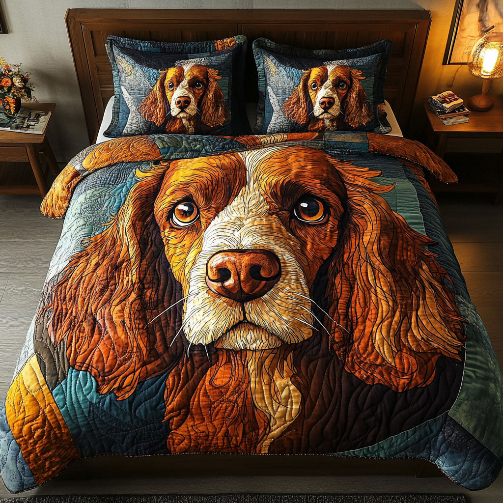 Cocker Magic Quilted Bedding Set Thoughtful Bedroom Gift Idea for Any Occasion