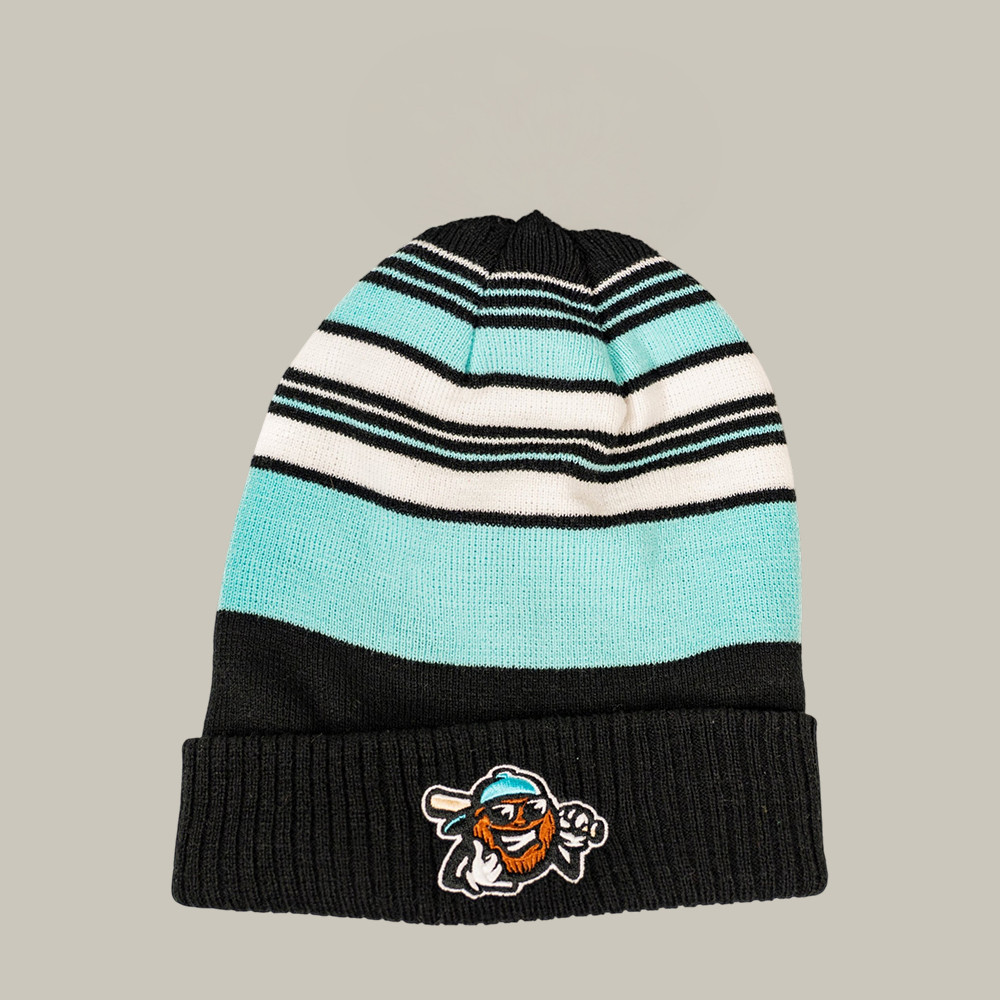 Coconuts Classic Striped Beanie Savannah Bananas Merch Baseball Fan Gift For Him