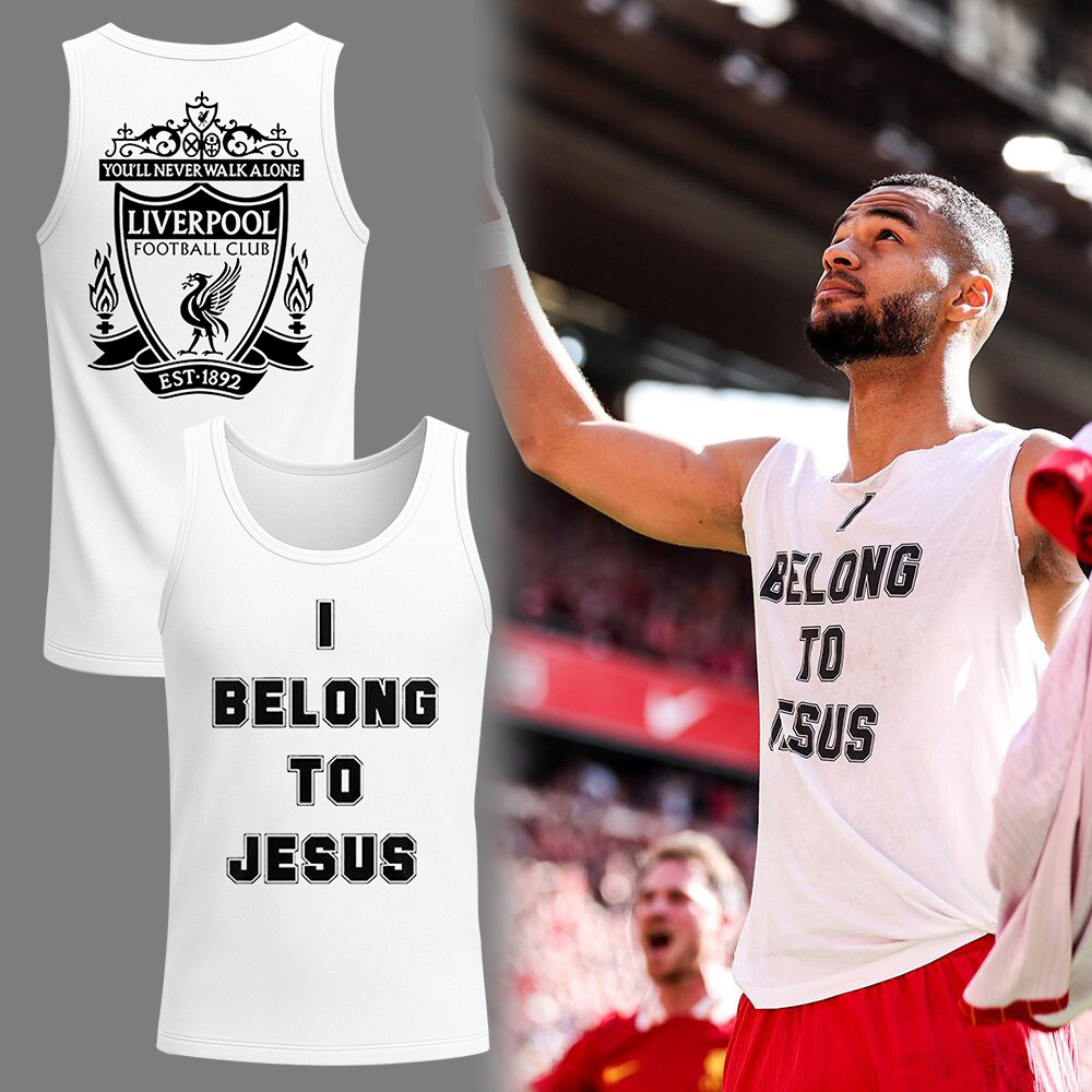 Cody Gakpo I Belong To Jesus Tank Top Liverpool Champions Shirt Gifts For Husband