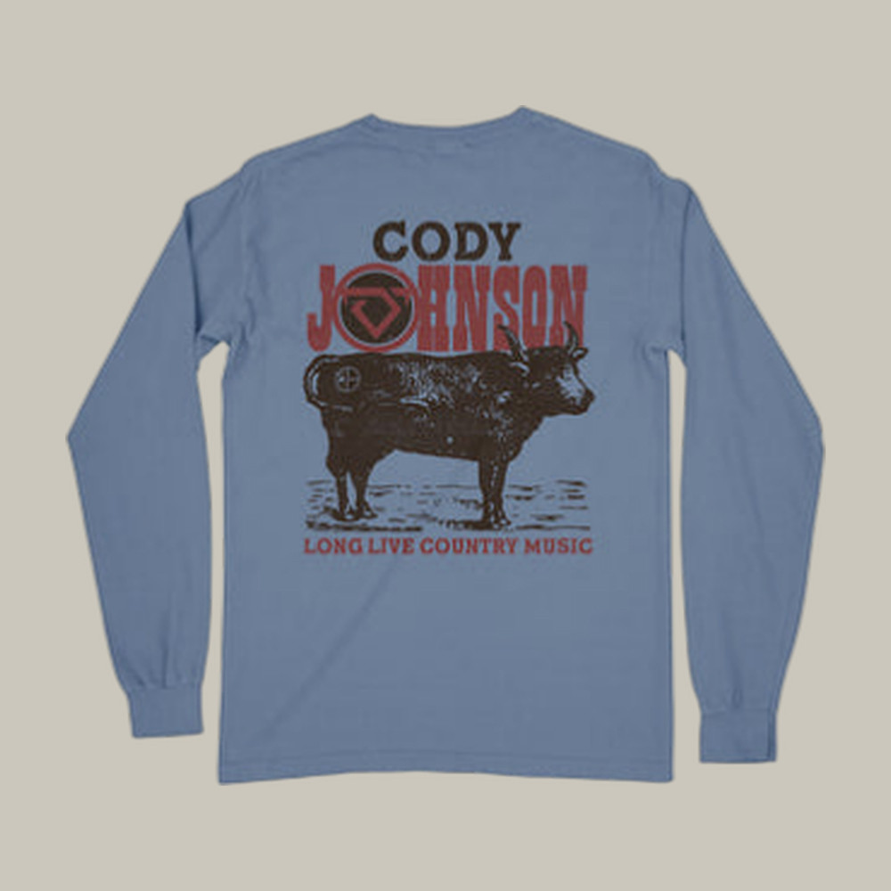 Cody Johnson Long Live Country Music Long Sleeve Shirt Cody Johnson Apparel Best Fan Gear
