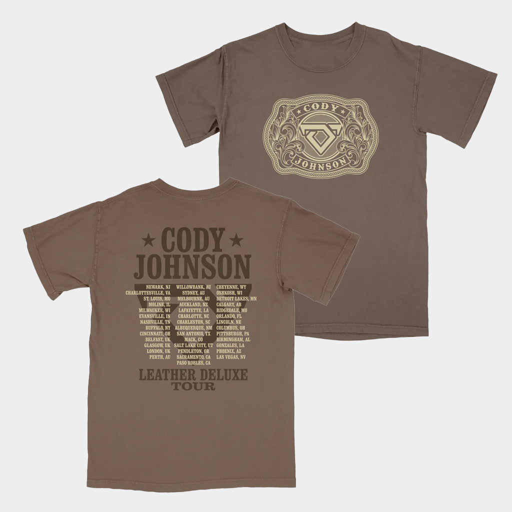 Cody Johnson Merch Belt Buckle Tour T-Shirt Best Gifts For Music Lovers-1