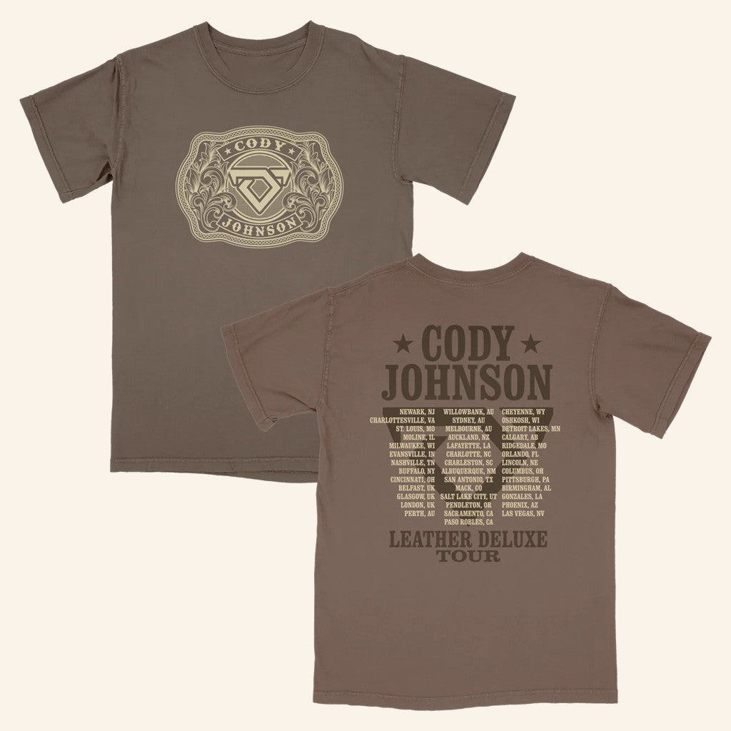 Cody Johnson Merch Belt Buckle Tour T-Shirt Present For Husband