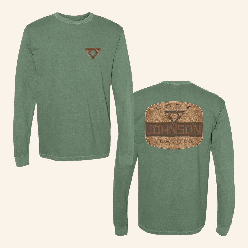 Cody Johnson Merch Cody Johnson Leather Long Sleeve T-Shirt Christmas Gifts For Dad Cody Johnson Merch Cody Johnson Leather Long Sleeve T-Shirt Christmas Gifts For Dad