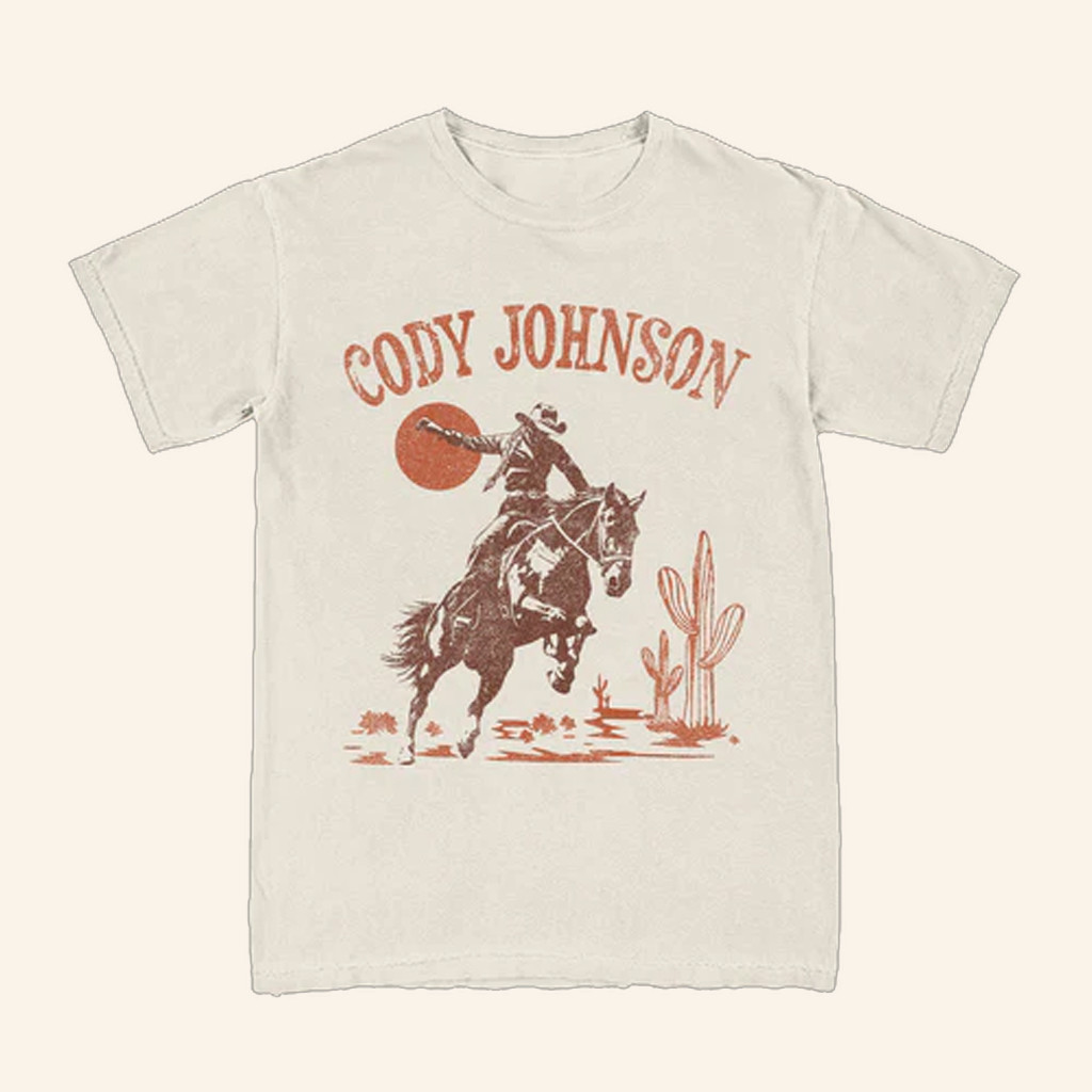 Cody Johnson Merch Cowgirl T-Shirt Christmas Gifts For Music Fans Cody Johnson Merch Cowgirl T-Shirt Christmas Gifts For Music Fans