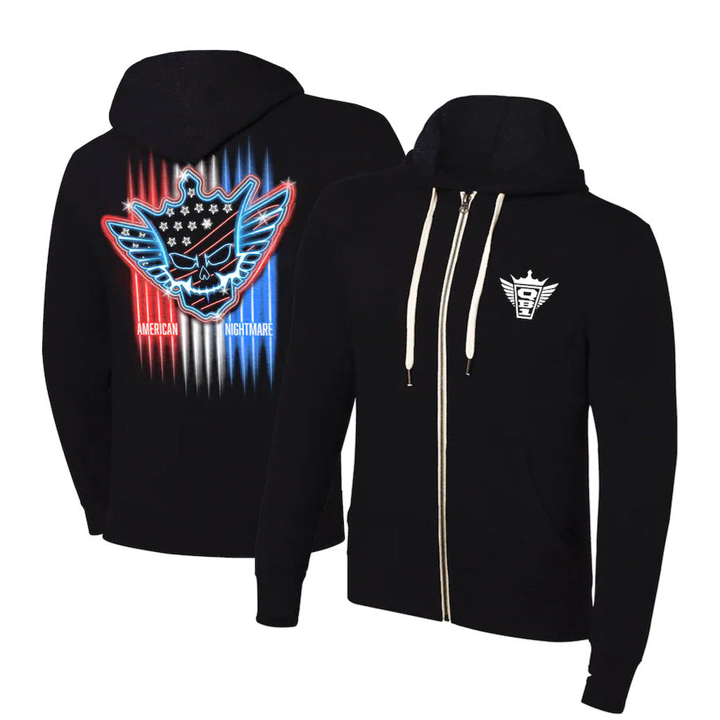 Cody Rhodes Merch Black Cody Rhodes Neon American Nightmare Zip Hoodie Best Gifts For Husband Cody Rhodes Merch Black Cody Rhodes Neon American Nightmare Zip Hoodie Best Gifts For Husband